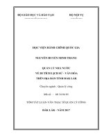 Quản lý nhà nước về di tích lịch sử  văn hóa trên địa bàn tỉnh Đăk Lăk (tt)