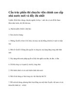 Cấu trúc phần thi chuyên viên chính cao cấp nhà nước mới và đầy đủ nhất