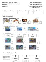 De thi HKI TIENG ANH 4 VA MATRAN