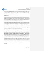 Technology allows food to be produced in greater quantities and at the lower prices 