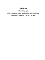 tiểu luận video quảng bá làng nghề làm gỗ mỹ nghệ truyền thống