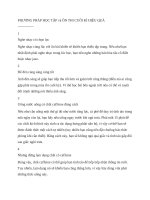 PHƯƠNG PHÁP học tập và ôn THI CUỐI kì HIỆU QUẢ