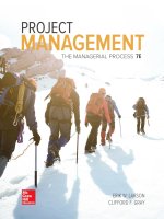 Project management the managerial process 7e