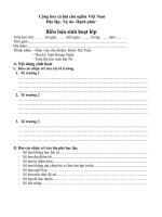 BIEN BAN SINH HOAT LOP