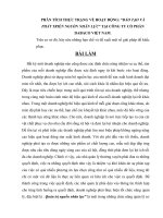 phân tích thực trạng về hoạt động “đào tạo và phát triển nguồn nhân lực” tại công ty cổ phần dabaco việt nam 