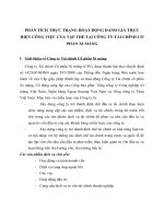 Phân tích thực trạng hoạt động đánh giá thực hiện công việc của tập thể tại công ty tài chính cổ phần xi măng 