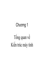 Kiến Trúc Máy Tính - ngththai ď Chuong 1 TQ VE HTMT