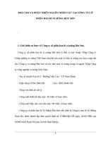 Đào tạo và phát triển nguồn nhân lực tại công ty cổ phần bao bì xi măng bút sơn 