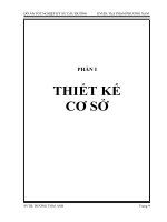 ĐỒ ÁN TỐT NGHIỆP MẪU CẦU ĐƯỜNG 1(THUYẾT MINH VÀ BẢN VẼ)
