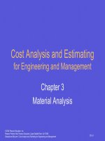 Cost analysis and estimating for engineering and management ch03 