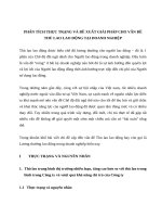 THỰC TRẠNG và đề XUẤT GIẢI PHÁP CHO vấn đề THÙ LAO LAO ĐỘNG tại DOANH NGHIỆP 