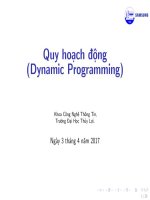 Tài liệu môn học - Application of Algo. chapter05