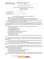 Đề thi giáo viên dạy giỏi trường mầm non Sơn Lâm năm 2017  2018