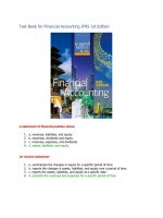 Test bank for financial accounting IFRS 1st edition 
