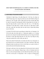 Phát triển mô hình quản lý cá nhân và nhóm làm việc tại ngân hàng vietinbank 