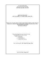 Phân lập và tuyển chọn vi khuẩn khử nitrat trong nước thải sau biogas của một số trang trại chăn nuôi heo tại huyện củ chi, thành phố hồ chí minh 
