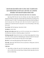 CHUẨN hóa hệ THỐNG mô tả CÔNG VIỆC và KIỂM SOÁT QUÁ TRÌNH ĐÁNH GIÁ kết QUẢ làm VIỆC tại  GP BANK 