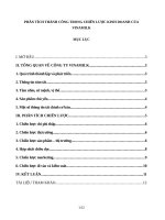 Phân tích thành công trong chiến lược kinh doanh của vinamilk