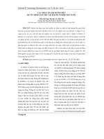 Các nhân tố ảnh hưởng đến quyết định làm việc tại doanh nghiệp nhà nước