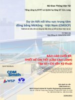 CHỈ DẪN KỸ THUẬT DỰ ÁN CẦU ĐƯỜNG MẪU TIẾNG VIỆT.