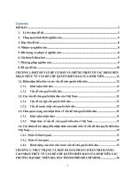 Nhận thức về vấn đề biển đảo của sinh viên các trường đại học trên địa bàn thành phố hồ chí minh 