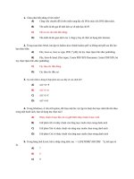 ĐỀ THI TRẮC NGHIỆM ỨNG DỤNG TIN học 2018   đề 8 