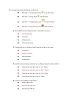 ĐỀ THI TRẮC NGHIỆM ỨNG DỤNG TIN học 2018   đề 2 