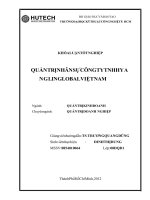 Quản Trị Nhân Sự Tại Công Ty Tnhh Yang Lin Global Việt Nam