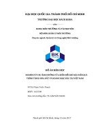 NGHIÊN cứu sự ẢNH HƯỞNG của BIẾN đổi KHÍ hậu đến QUÁ TRÌNH THOÁI hóa đất và HOANG mạc hóa ở VIỆT NAM