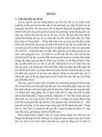 Tiểu luận cao học- Môn chính sách đối ngoại các nước lớn -mối quan hệ indonesia – việt nam từ sau chiến tranh lạnh đến nay