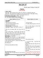 Tuan 17 giáo án lớp 2 soạn theo định hướng phát triển năng lực người học