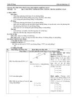 Giáo án Hình học 12 chương 3 bài 3: Phương trình đường thẳng trong không gian