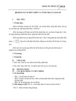 Giáo án Giải tích 12 chương 1 bài 5: Khảo sát sự biến thiên và vẽ đồ thị hàm số