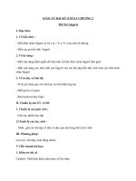 Giáo án Giải tích 12 chương 2 bài 3: Logarit