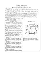 Giáo án Hình học 12 chương 1 bài 3: Khái niệm về thể tích của khối đa diện