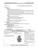 Giáo án Hình học 12 chương 2 bài 1: Khái niệm về mặt tròn xoay