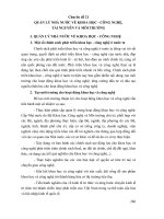 Cung cấp cho học viên một số chính sách phát triển khoa học và công nghệ và nội dung chủ yếu quản lý nhà nước về khoa học   công nghệ ở nước ta    cung cấp cho học viên một số nét về thực trạng tài nguyên môi trường, phương hư 