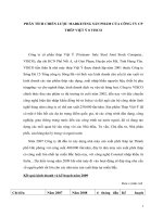 Phân tích chiến lược marketing sản phẩm của công ty CP thép việt ý  VISCO 