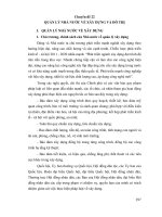 Cung cấp cho học viên một số nội dung chủ yếu trong vấn đề quản lý nhà nước về xây dựng và đô thị phương hướng, chính sách, biện pháp phát triển và quản lý xây dựng và đô thị ở nước ta trong thời gian tới 