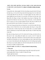 Phân tích môi trường ngành, chiến lược kinh doanh và đối thủ cạnh tranh của công ty cổ phần xi măng hà giang 