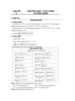 NGUYÊN HÀM TÍCH PHÂN HUỲNH ĐỨC KHÁNH