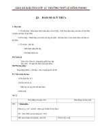 Giáo án Giải tích 12 chương 2 bài 2: Hàm số lũy thừa