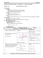 Giáo án Giải tích 12 chương 2 bài 2: Hàm số lũy thừa
