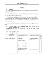 Giáo án Giải tích 12 chương 2 bài 3: Logarit