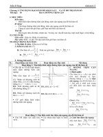 Giáo án Giải tích 12 chương 1 bài 4: Đường tiệm cận