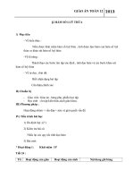 Giáo án Giải tích 12 chương 2 bài 2: Hàm số lũy thừa