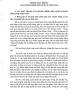 Giúp các học viên nhìn nhận đúng bản chất các đặc trưng chung, phổ biến của hành chính nhà nước truyền thống và sự thể hiện của các đặc trưng đó trong hoàn cảnh ở việt nam nhận thức được sự phát triển của mô hình hành chính nh 
