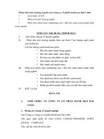 Phân tích môi trường ngành của công ty cổ phần bánh kẹo hải châu