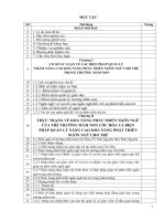 tang cuong phat trien ngon ngu cho tre mam non tại các trường mầm non trên địa bàn TPTN