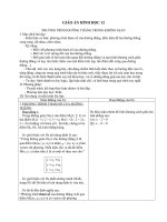 Giáo án Hình học 12 chương 3 bài 3: Phương trình đường thẳng trong không gian